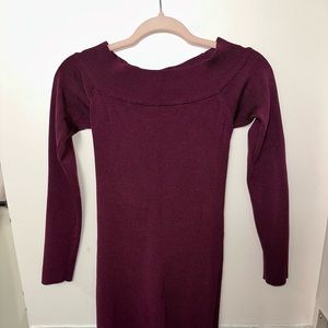 Plum Dynamite Midi Dress